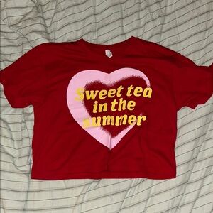 The Common Room Shop seven Cropped Tee